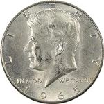 1965 Kennedy Half Dollar AG About G