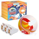 3 x Large Rocket Bath Bombs from Zimpli Kids, Flame Special Effect Bath Bombs for Children, Handmade Bubble Bath Fizzies Gift Set, Birthday Gifts for Boys & Girls age 3+, Montessori Toys, Bath Toy