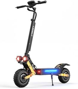 LEOOUT T85 6000W Dual Motor Electric Scooter for Adults, 53 MPH High Performance Off-Road E Scooter with Seat, Up to 59 Miles Long Range, 11” All-Terrain Tires, Hydraulic Disc Brakes