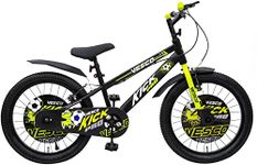 VESCO Kick Pro Green 20T Kids Cycle with Rigid Suspension | Frame 12.5 Inch | Ideal for 6 to 9 Years, Kids Bike