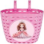 Dankeler Girls Pink Bike Basket, Cu