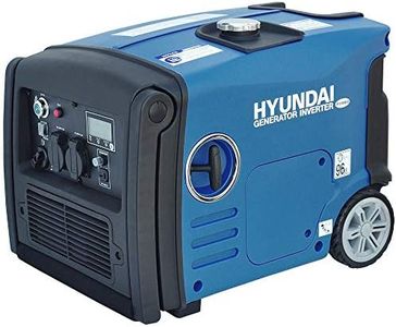 HYUNDAI Inverter Stromerzeuger HY3200SEi D, Notstromaggregat, Generator mit 3.2 kW, Stromgenerator mit E-Start, Benzin Stromaggregat, mobil und leise