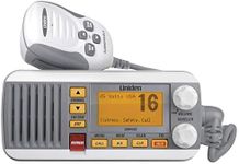 Uniden UM435 Advanced Fixed Mount VHF Marine Radio, All USA/International/Canadian Marine Channels Including New 4-Digit, CDN “B” Channels, 1 Watt/25 Watt Power, Waterproof IPX8 Submersible, White