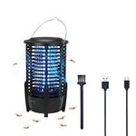 Everkeen Bug Fly Zapper,3600 mAh Rechargeable Mosquito Killer with LED Light,360°Insect Attractant Trap Hangable Mosquito Lamp for Home, Indoor, Outdoor, Patio