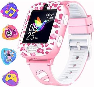 Smart Watch for Kids, Boys Girls Smartwatch HD Touchscreen Interactive Smartwatch with 14 Puzzle Games Dual Camera Music Video Audio Recording Alarm Clock for 3-15 Years Old Educational Learning Gift