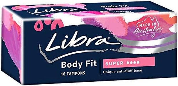 Libra Body Fit Super Tampons, Pack of 16