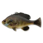 Savage Gear 3D Pulse Tail Bluegill Line Thru 5 1/2" | Freshwater Swimbait Lure for Bass | Ultra Sharp Treble Hook and Line Thru System | Built in Rattle | Slow & Moderate Sink