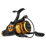 PENN Spinfisher VII Live Liner Spinning Reel, Fishing Reel, Sea Fishing Reel With IPX5 Sealing That Protects Against Saltwater Ingression, Caters for different Species, Unisex, Black Gold, 2500