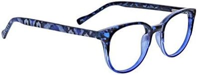 Vera Bradley Women's Tamara Round Reading Glasses, Ikat Island, 1.25