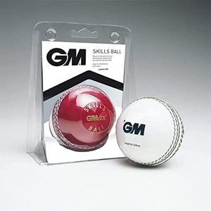 Gunn & Moore GM Skills Ball BS55 Ben Stokes Junior Taille 70 g Rouge/Blanc