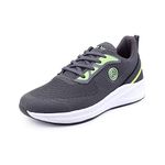 Bacca Bucci® Boys or Girls Essential Knit Athletic Running Sports Sneaker Shoes | Non-Slip | Light Weight | Breathable (Age: 8 Year to 12 Years) Dark Grey, Size UK5