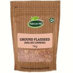 Ground Flaxseed (Milled Linseed) 1kg by Hatton Hill | Nutritious and Versatile Addition for Baking and Cooking