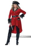 California Costumes womens High Seas Heroine - Adult Plus Women Costume, Red/Black, 3X-Large