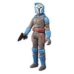 Hasbro Star Wars Retro Collection Bo-Katan Kryze Toy 9.5 cm-Scale Star Wars: The Mandalorian Collectible Action Figure, Toys for Kids 4 and Up, Multicolor, F4460