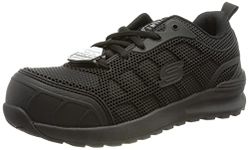 Skechers Women's Bulkin Ayak Industrial Shoe, Black, 5 UK