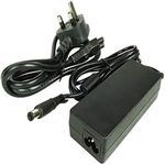 Power Supply, 60W, 24V, 3.25A, for Zebra Thermal Label Printer GK420D, GK420T, GK430D, GK430T, GX420D, GX430T, GT800, ZD410D, ZD421D, ZD421T, Mfr Part # 105934-053, (AC Power Adapter + UK Power Cord)