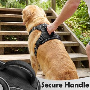 Funfox No Pull Dog Harness, Medium – Adjustable Pet Vest