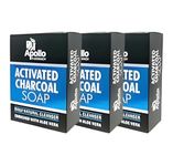 Pure Natural Activated Charcoal Body Soap 125g | Suitable for All Skin Types - (Pack of 3)