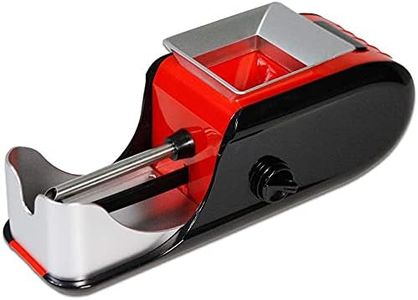 Deals® Máquina llenadora de cigarrillos grande para tabaco con papel de liar automático con boquilla ajustable