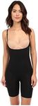 SPANX Womens Shapewear for Women Thinstincts Open-Bust Mid-Thigh Bodysuit (Regular and Plus Sizes), Very Black, Medium