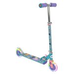 Disney Stitch Scooter for Girls and Boys | Folding Inline 2 Wheel Kids Scooter with Light Up Wheels l Adjustable Height - Age 5+