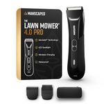 MANSCAPED® The Lawn Mower® 4.0 PRO - Groin & Body Hair Trimmer, Updated SkinSafe® Trimmer Blade, Waterproof Wet/Dry Groomer, USB-C & Wireless Charging Compatible, Men’s Ball Shaver with Travel Lock