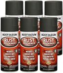 Rust-Oleum Rust Reformer 248658-6 PK Automotive 10-Ounce Spray, Black