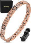 MagnetRX® Copper Cross Bracelets for Women – Effective Magnetic Womens Bracelet with Cross – Adjustable Cross Bracelet with Included Sizing Tool (Cross Style)