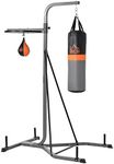 HOMCOM Punching Bag Holder and Speed Ball Exercise Punching Bag Stand with Punching Ball 45.25" L x 61.75" W x 87" H Load 220lb