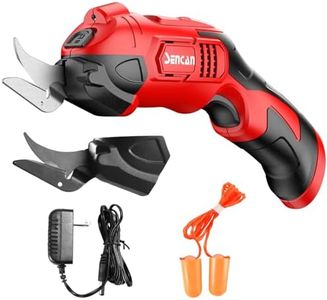 Electric Scissors for Cutting Fabric, Cardboard & Plastic, Sewing Crafting Cardboard Heavy Duty Cordless Shears Cutting Tool with 2 Replacement Blades
