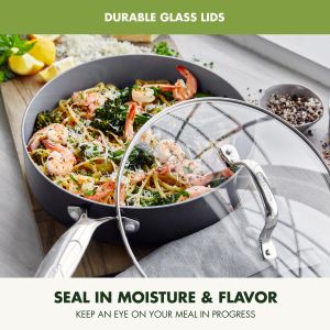 GreenPan Valencia Pro 11-Piece Ceramic Non-Stick Cookware Set – PFAS-Free, Induction Safe, Grey
