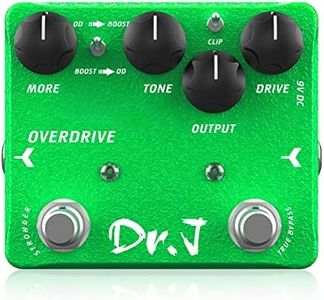 JOYO Overdrive Guitar Pedal Creamy Overdrive with Beautiful Warm Character Tones for Electric Guitar Effects High-end Edition Dr.J Series (D60)