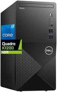 Dell Vostro 3910 Tower Computer, Intel i7-12700K, 32GB RAM, 1TB NVMe SSD, Nvidia Quadro K1200 4GB Graphics, Mini Display Port, HDMI, DVD-RW, Built in WiFi, BT, Windows 11 Pro, Black Desktop