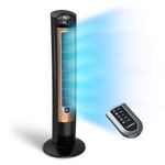 Lasko Wind Curve with Fresh Air Ionizer, Black, 42 Inches