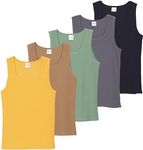 5 Pack Tank Top for Women Womens Tops Camisole Summer Woman Sleeveless Cotton Racerback Athletic Running Tanks Yoga