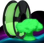 FLASHFORGE Rapid PLA Filament 1.75mm Luminous Green, 500mm/s High Speed Printing, Glow in The Dark 3D Printer Filament 1kg Spool, Dimensional Accuracy +/- 0.02mm, Brilliant, Long-Lasting Glow