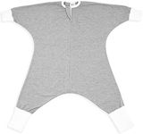 SleepingBaby - Flying Squirrel Toddler Pajamas with Practical Zipper for Quick Diaper Changes & Travel Comfort - Heather Grey - 12-24 Months