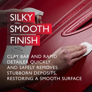 Autoglym Clay Detailing Kit – Rapid Detailer, Resin Polish, Clay Bar, Cloth