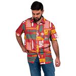 FOCO Official Liverpool FC Men's Football Summer Tiki Shirt Extra Large