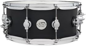 DW Design Series Maple Snare Drum - 6x14, Black Satin