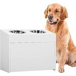 MYOYAY Dog Feeder Station Dog Food 