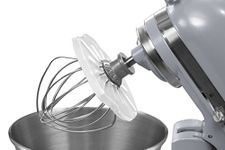 Whisk Wiper® PRO for Stand Mixers - Mix Without The Mess - The Ultimate Stand Mixer Accessory - Compatible with KitchenAid Tilt-Head Stand Mixers - 4.5qt, 5qt (Color: Clear)