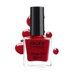 FACES CANADA Ultime Pro Splash Nail Enamel - Alluring 136 (8ml) | Quick Drying | Glossy Finish | Long Lasting | No Chip Formula | High Shine Nail Polish For Women | No Harmful Chemicals