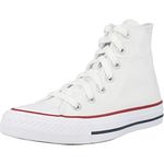 Converse Chuck Taylor All Star Classic, Unisex Mid Neck Shoes - Adult, Bianco ottico., 6