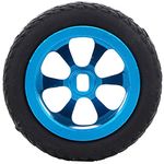 Drfeify RC Aluminum Tires, 4PCS RC Car Model Upgrade Accessories Fit for WLtoys 1/28 K989-53(Blue)