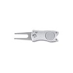 Golfoy Basics Foldable Divot Repair Tool (Silver)