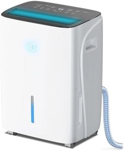 Electactic Max 150 Pint Dehumidifiers for Small/Medium Rooms, Bedrooms & Bathrooms & Basement, Custom Humidity Control, 43dB Quiet, 3 Modes, Home Dehumidifier with Drain Hose & 2.11 Gal Water Tank