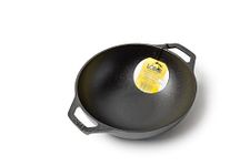Lodge Cast Iron Wok, Black, 9-Inch