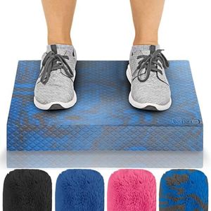 Vive Balance Pad - Foam Large Yoga Mat Trainer for Physical Therapy, Stability Workout, Knee and Ankle Exercise, Strength Training, Rehab - Chair Cushion for Adults, Kids, and Travel (Blue Gray Swirl)