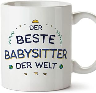Mugffins Tazza in ceramica per nanny(m) uomo 11 oz / 350 ml - In Tedesco - Beste der Welt - Idea regalo per compleanno, anniversario, natale, laurea